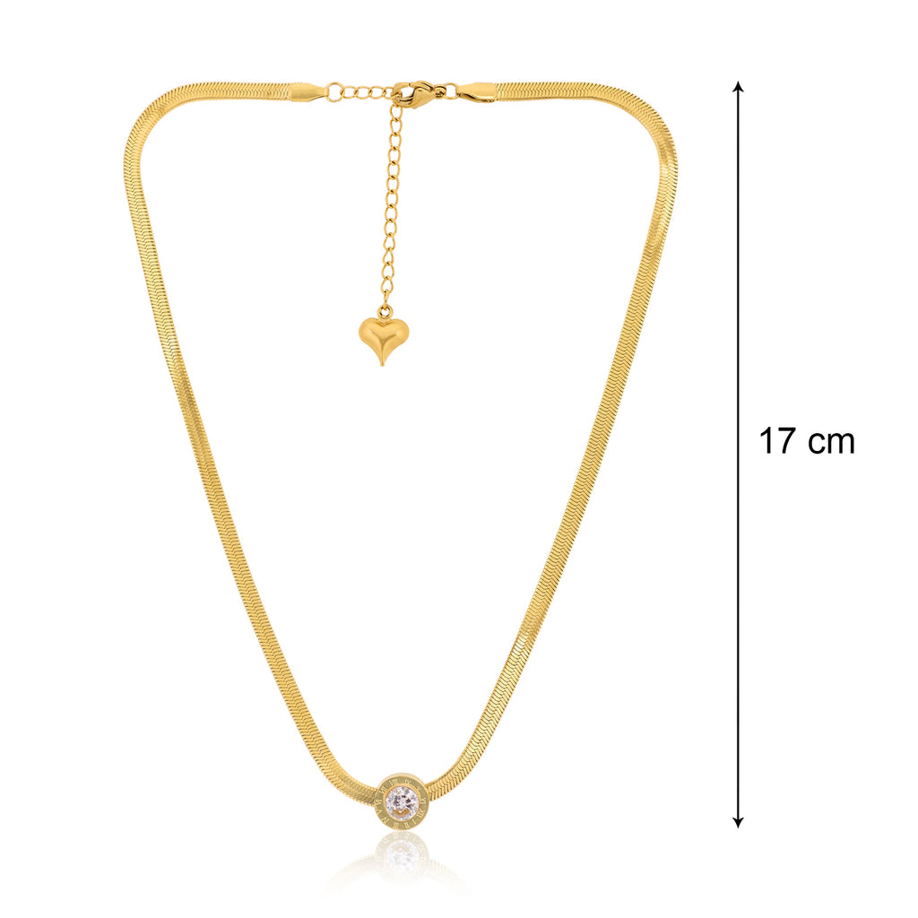 Scarlett Roman No. Necklace | 18kt Gold Plated