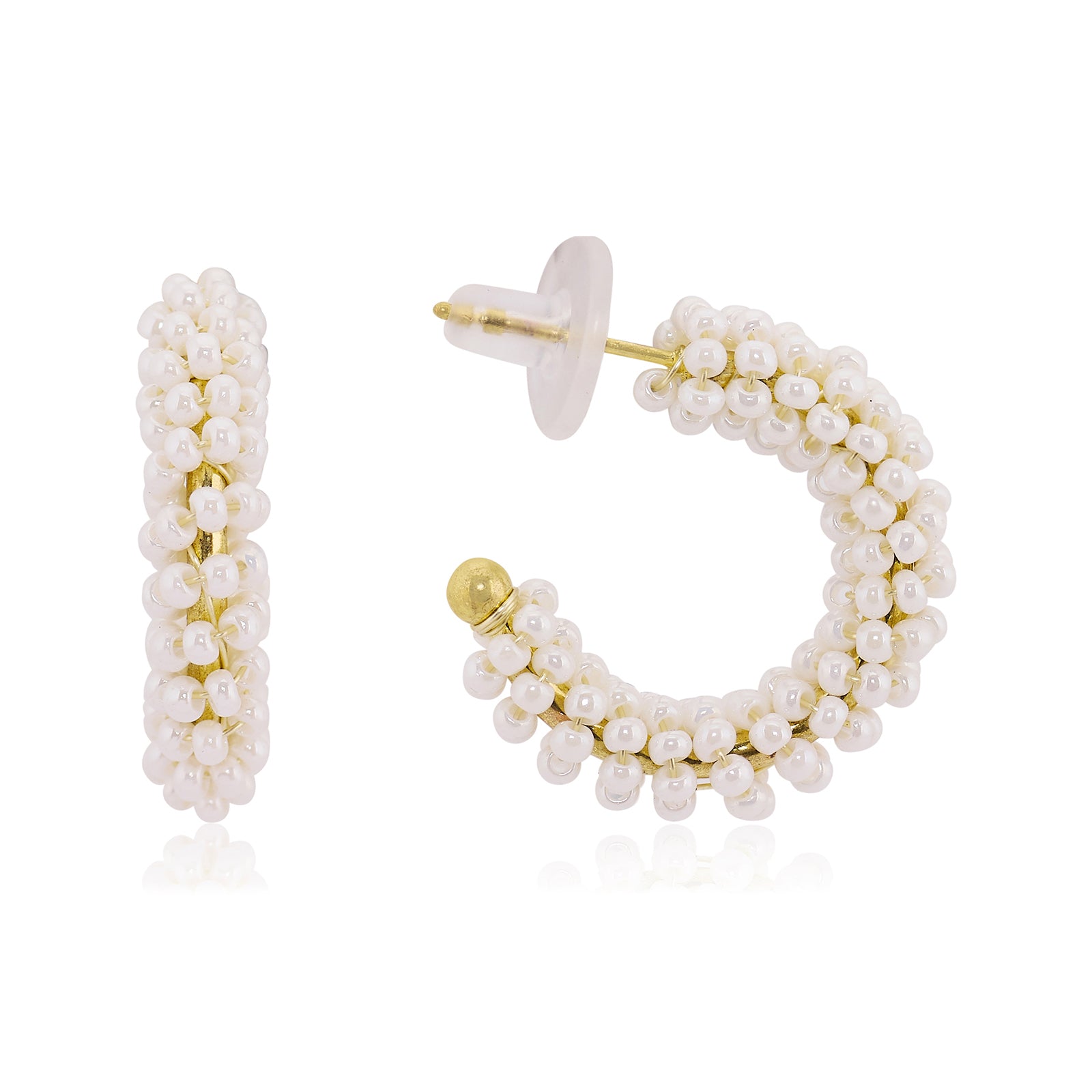 Winterfell Pearl Hoops