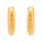 Classic Hoops - Medium | 18kt Gold Plated