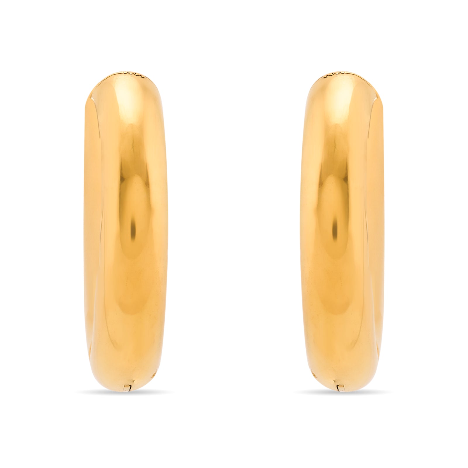 Classic Hoops - Medium | 18kt Gold Plated