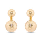Double Balls Gold earring