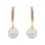 Boss Lady Pearl Earrings | 18kt Gold Plated