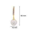 Boss Lady Pearl Earrings | 18kt Gold Plated