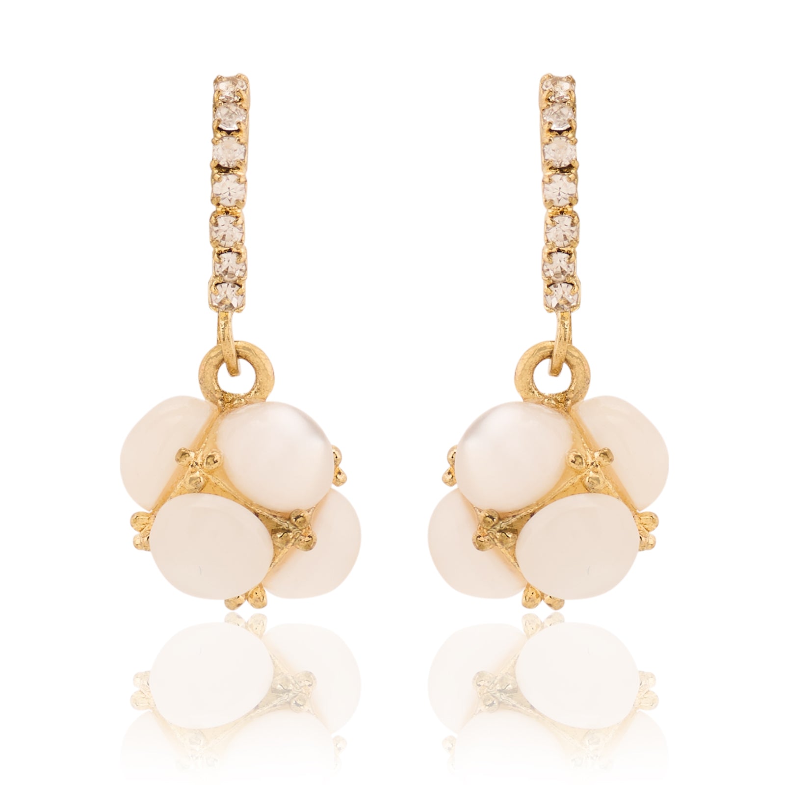 Heather Pearl Drop Earring