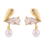 Chambered Heart Earring
