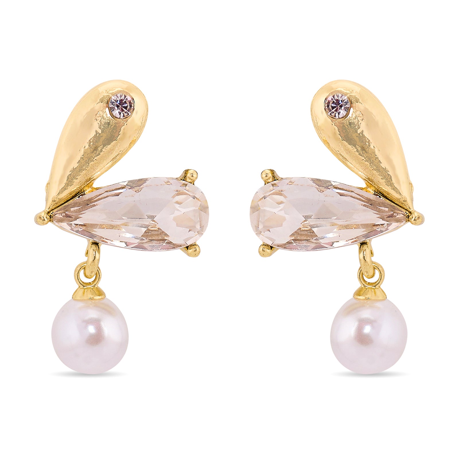 Chambered Heart Earring