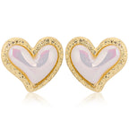 Candy Pearl hearted  Earrings