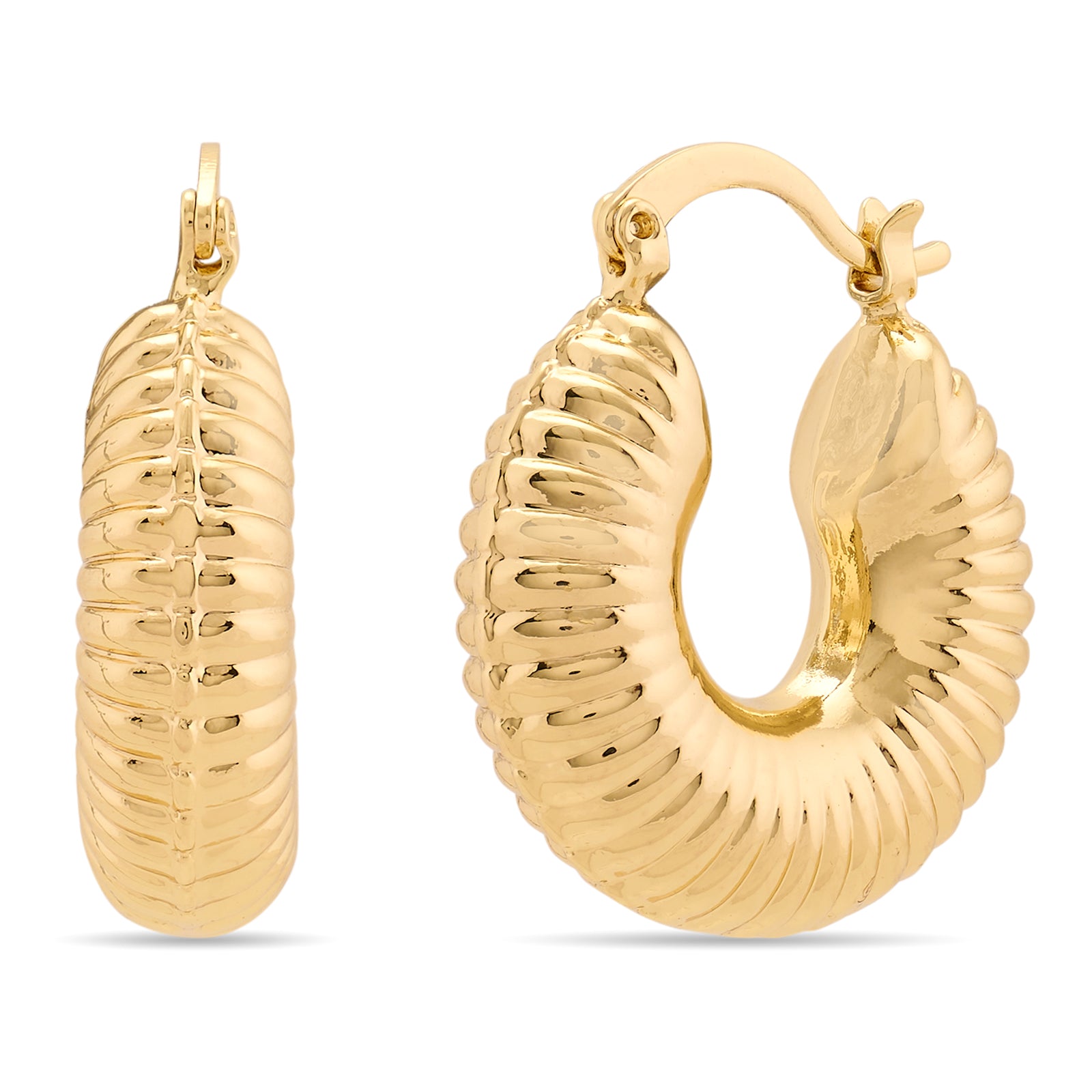 Chunky Hawthrone Earring - Big | 18kt Gold Plated