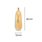 Shell Chunky Hoops | 18kt Gold Plated