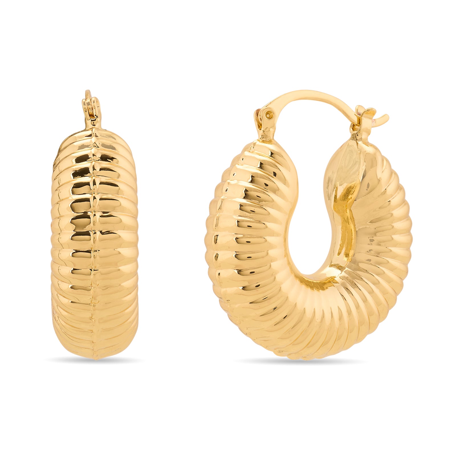 Chunky Hawthrone Earring - Small | 18kt Gold Plated