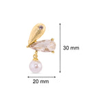 Chambered Heart Earring