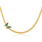 Papilio Butterfly Necklace | 18kt Gold Plated