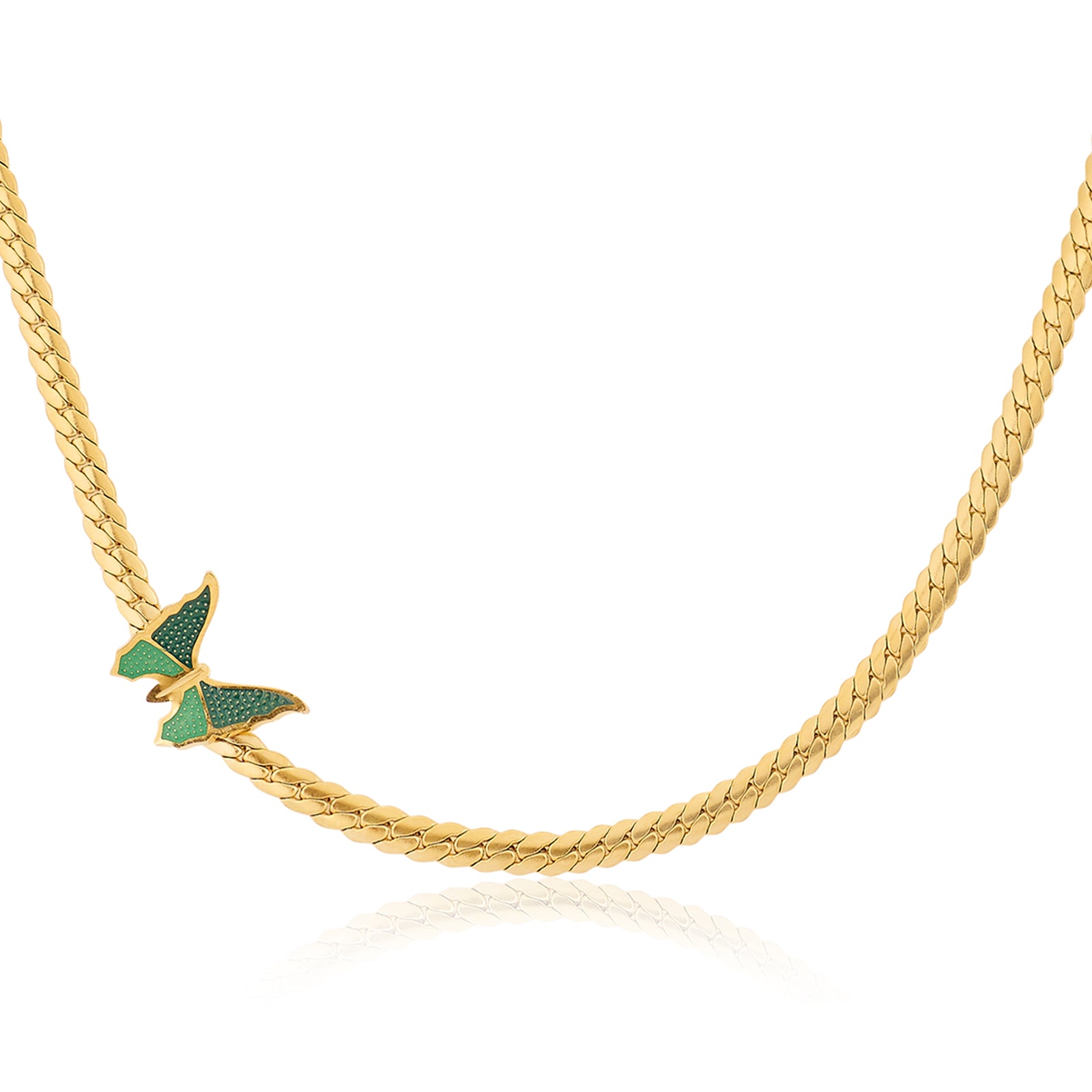 Papilio Butterfly Necklace | 18kt Gold Plated