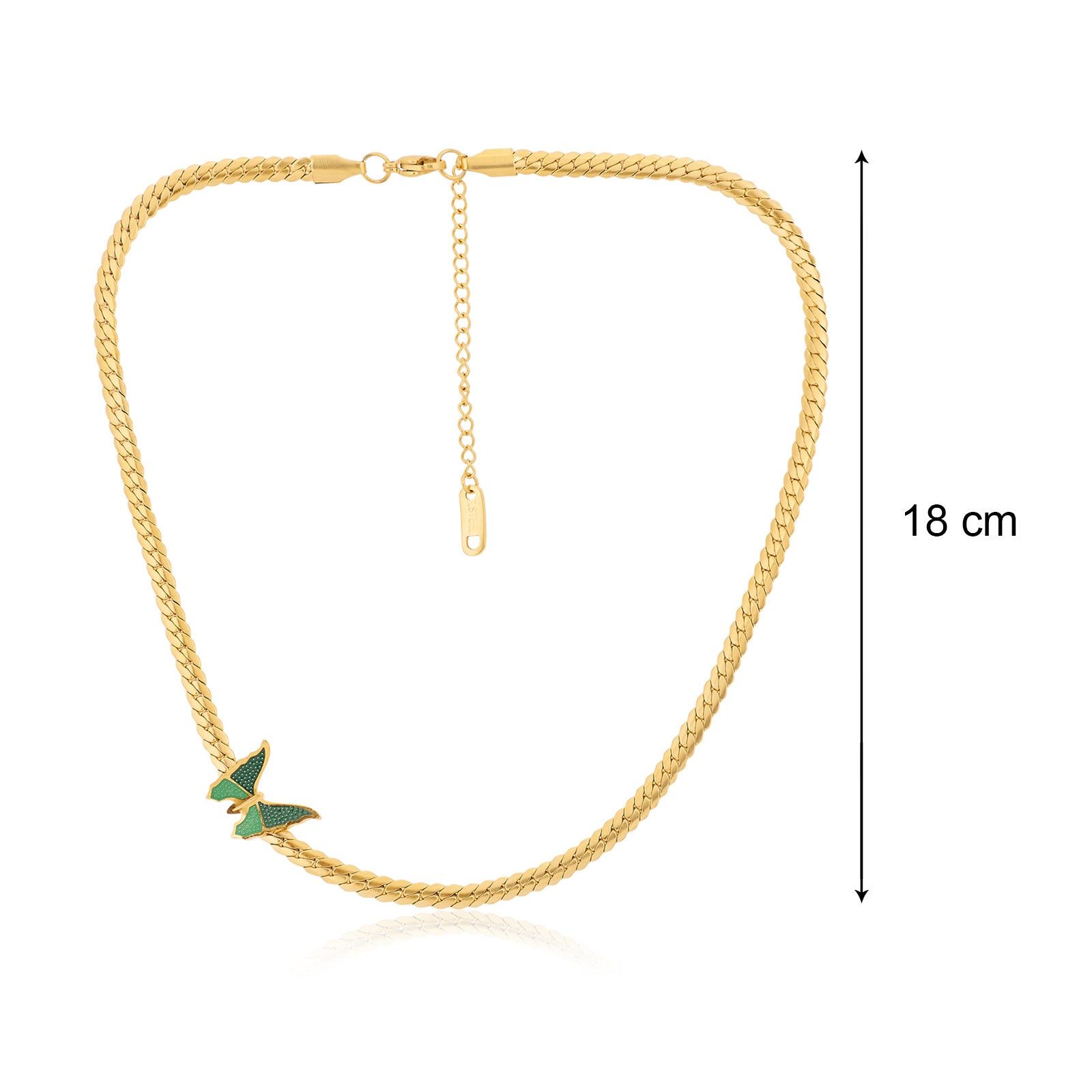 Papilio Butterfly Necklace | 18kt Gold Plated