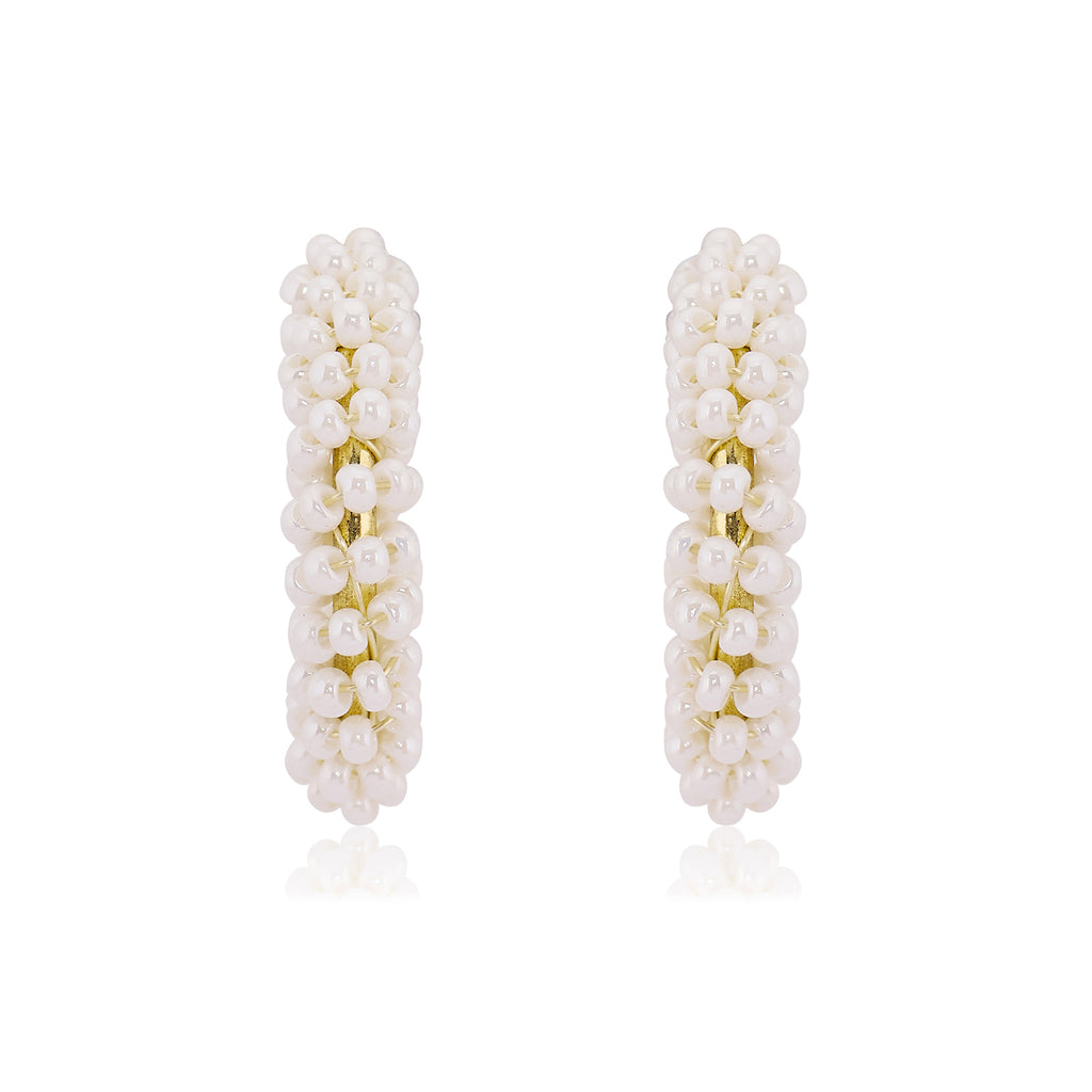Winterfell Pearl Hoops