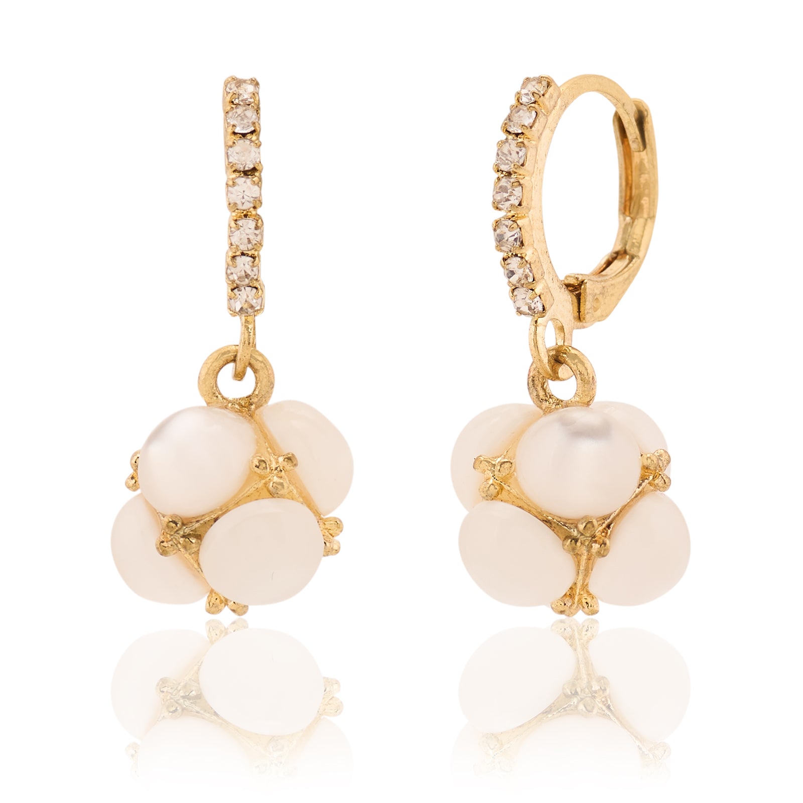 Heather Pearl Drop Earring
