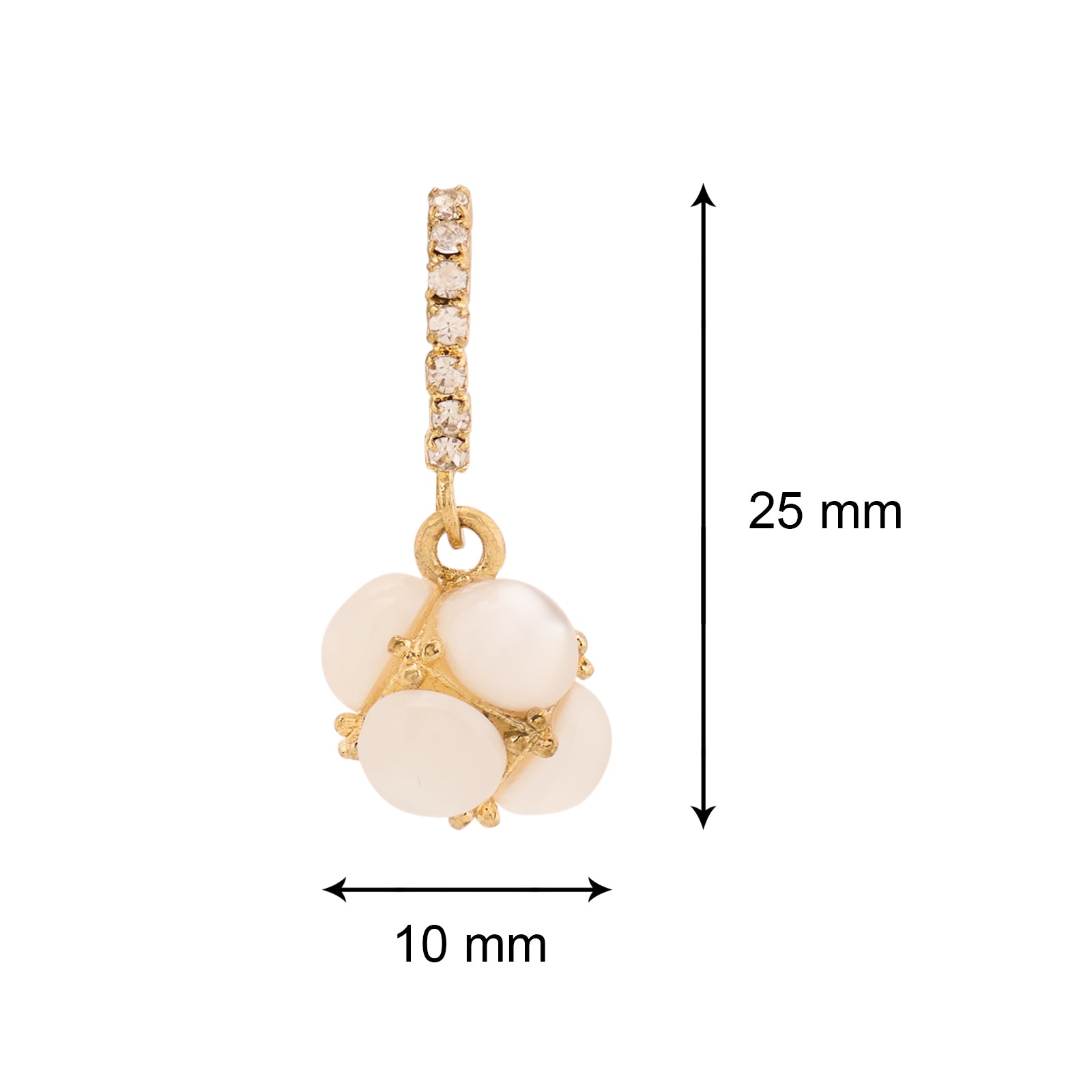Heather Pearl Drop Earring