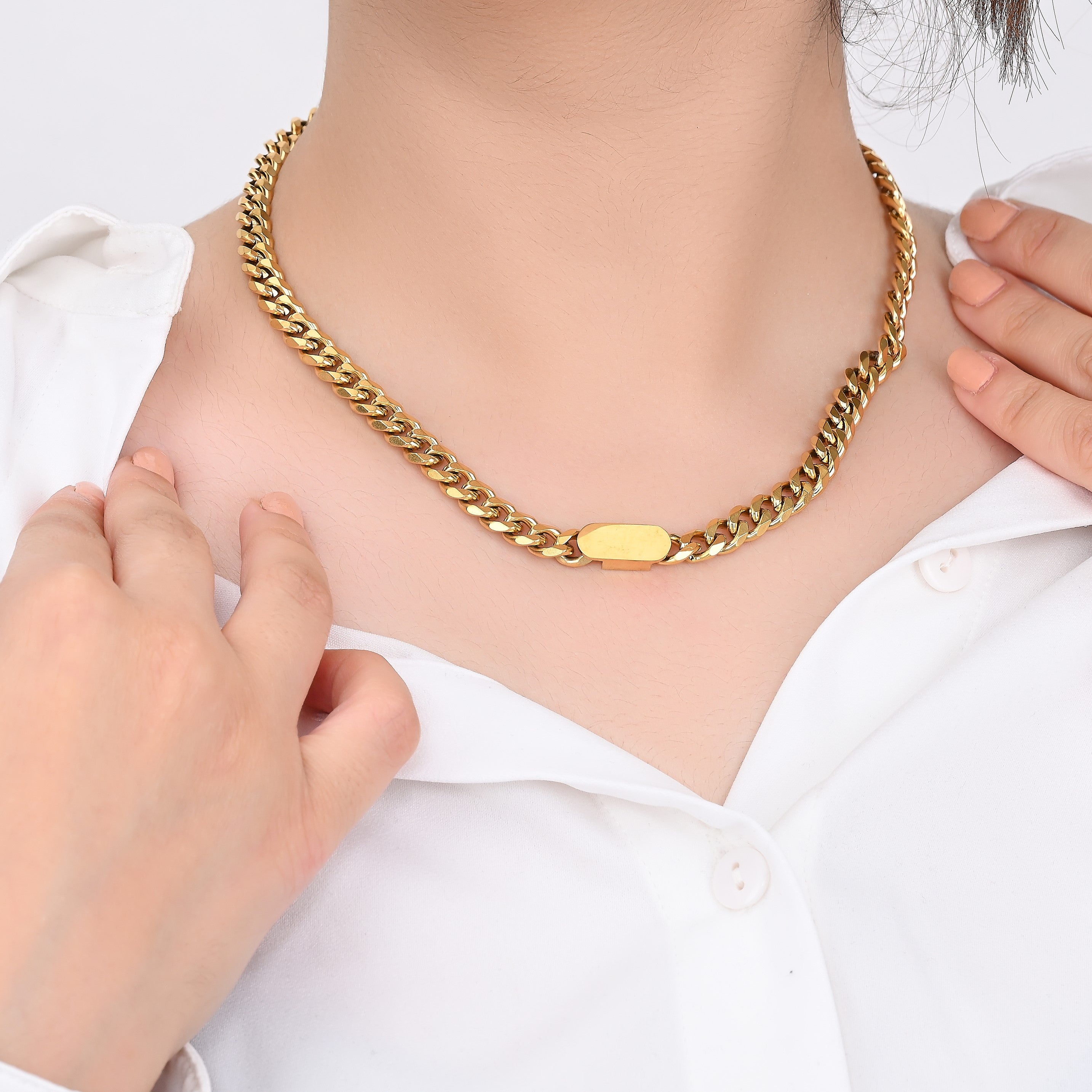 It Girl Chunky Necklace | 18KT Gold Plated